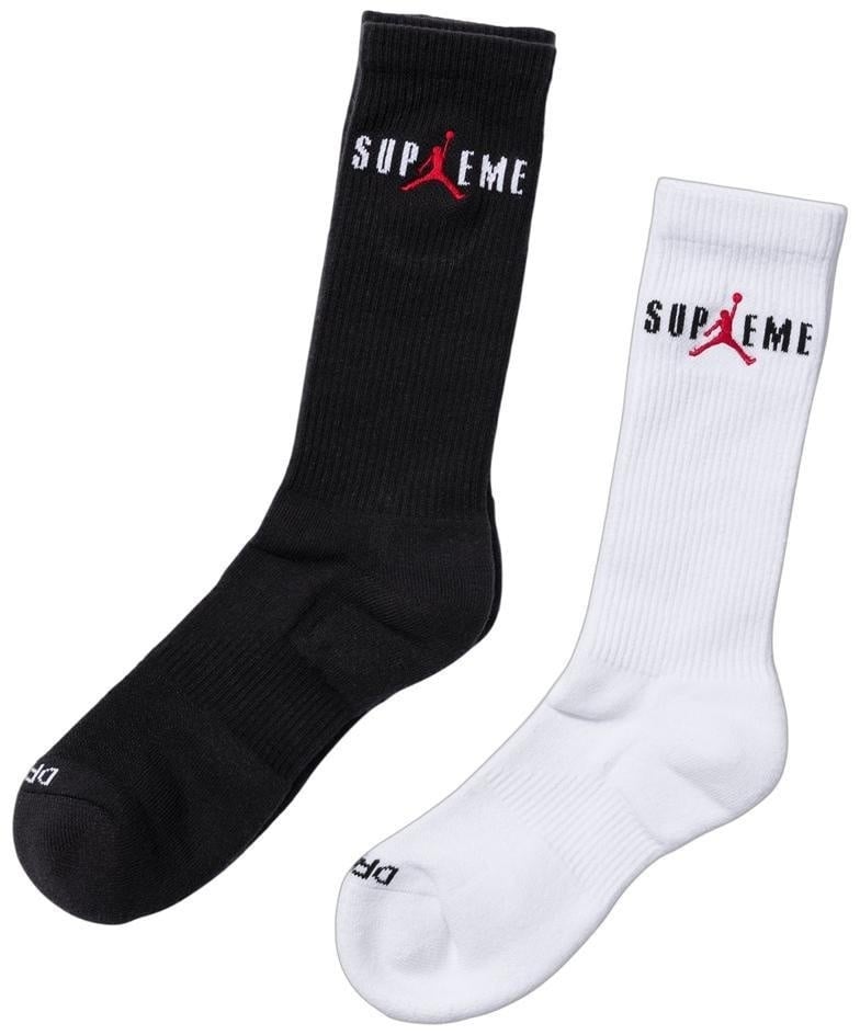 Supreme®/Jordan® Crew Socks (2 Pack)